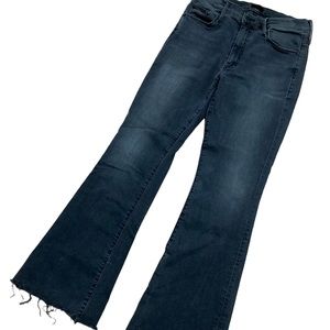 MOTHER weekender fray flare jeans size 30